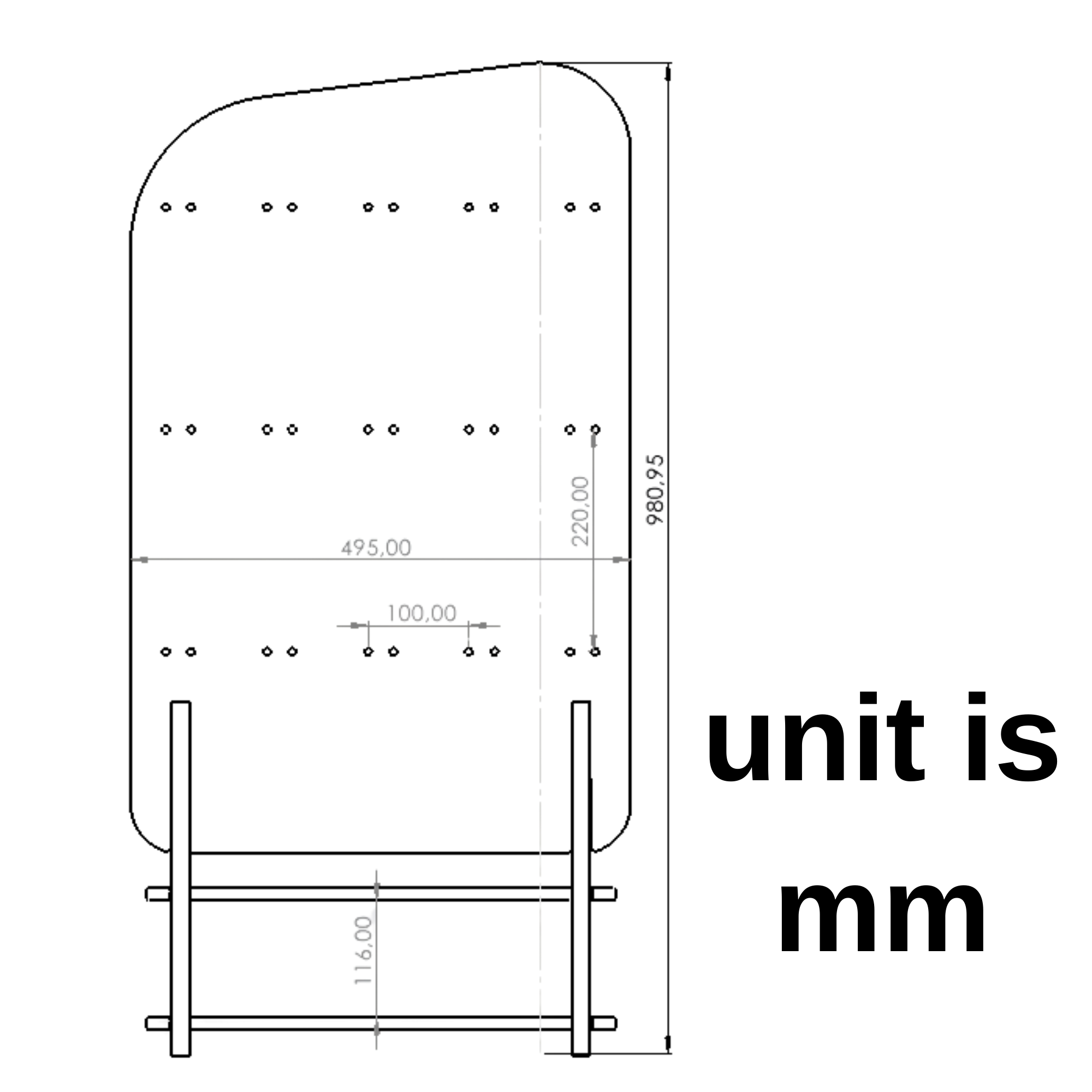 Special Metal Hanger Collapsible Display Stand