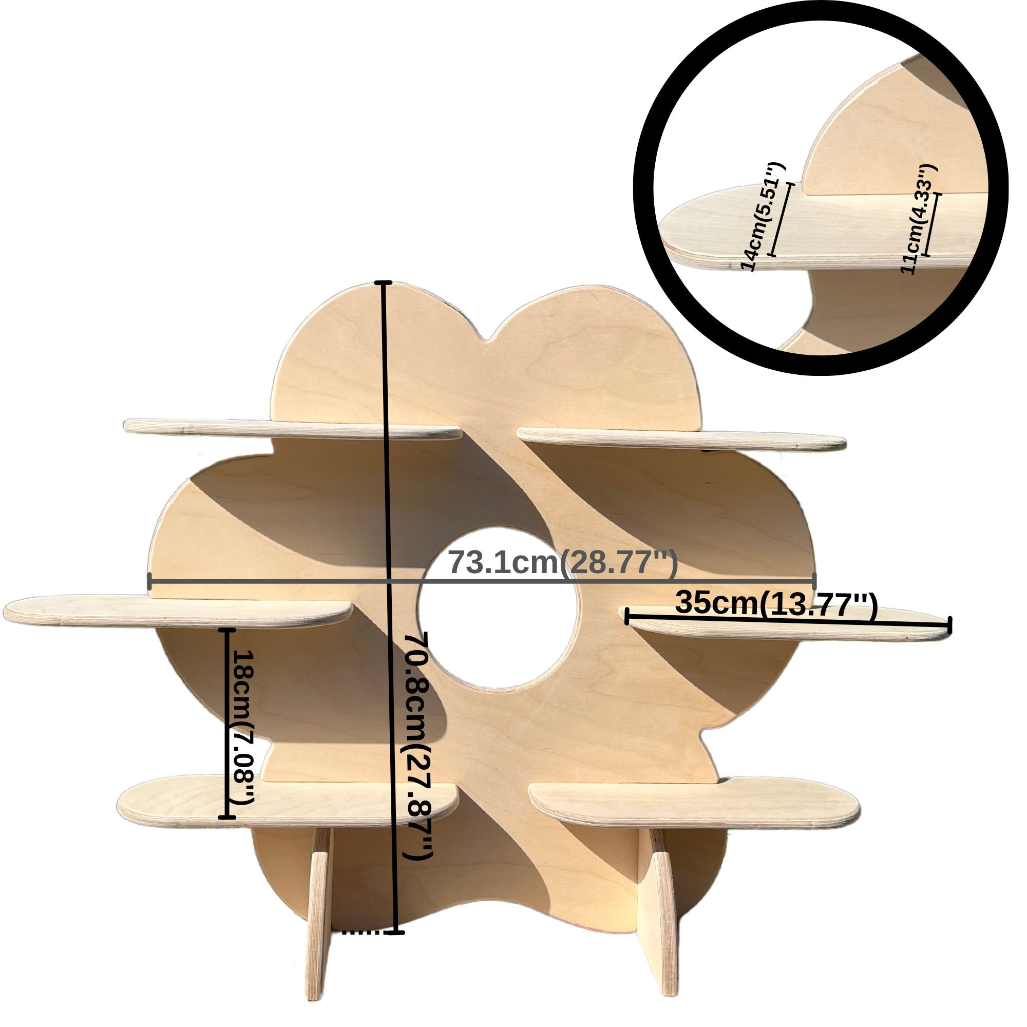 Flower Collapsible Display Stand