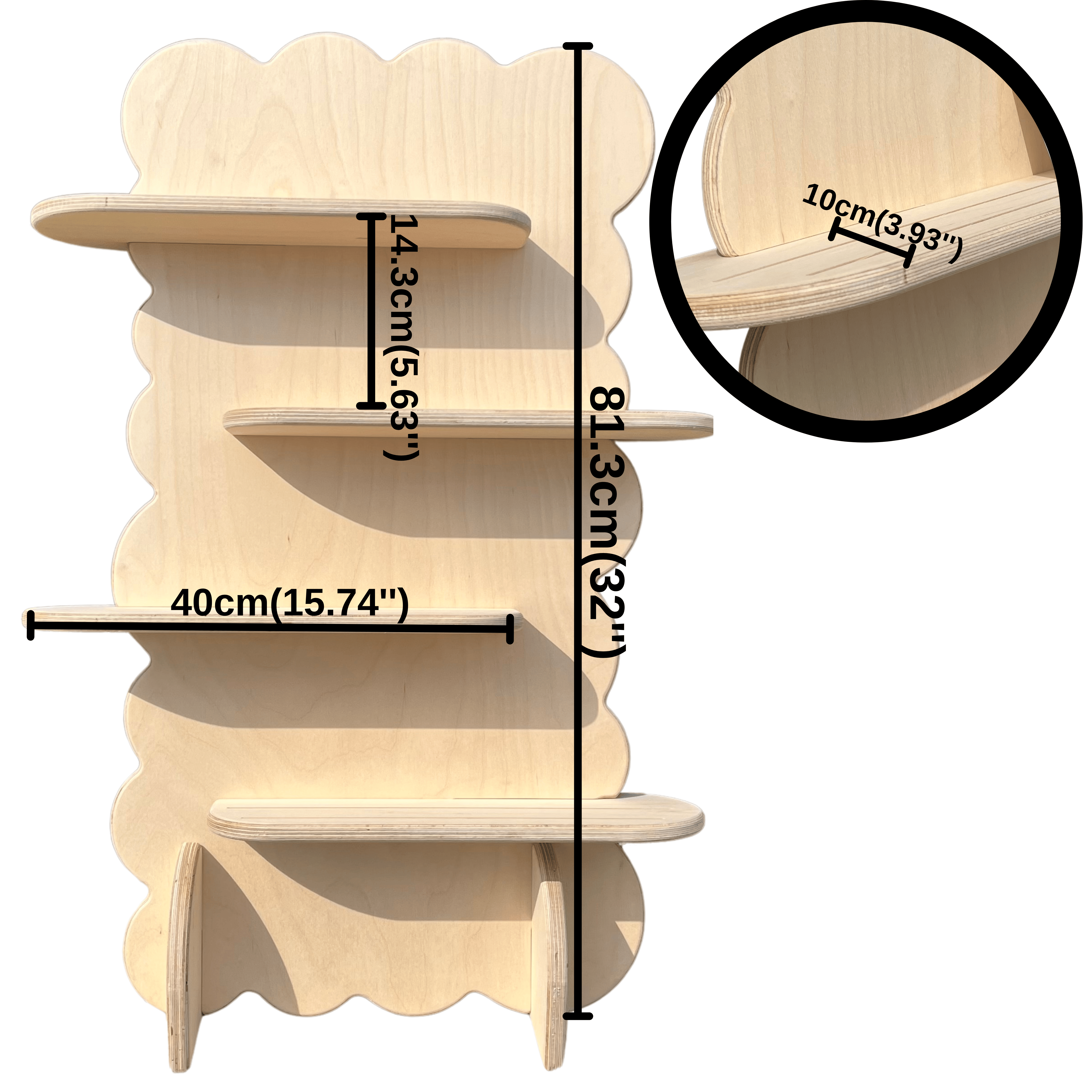 4-Tier Slottie Collapsible Display Stand