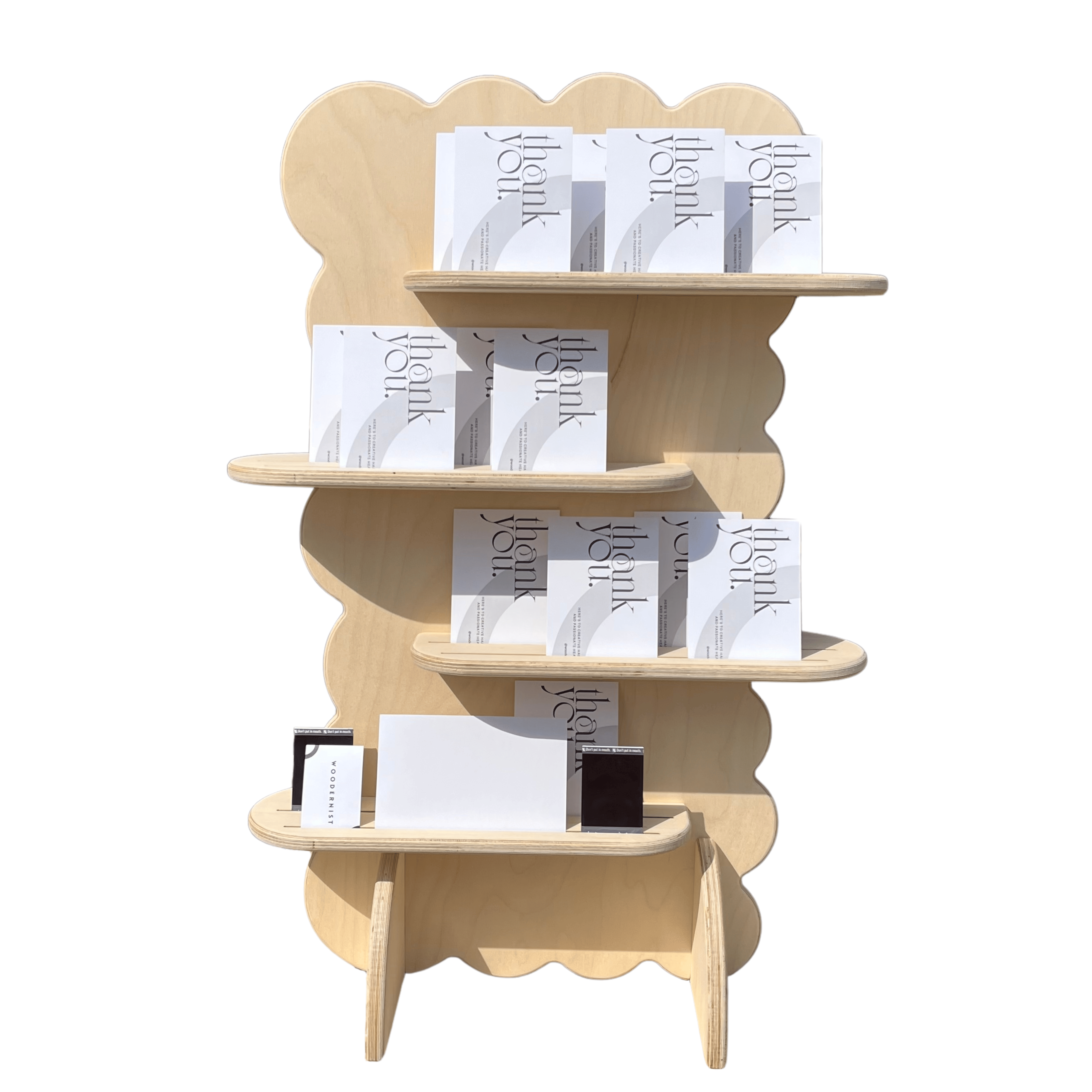 4-Tier Slottie Portatif Ürün Sergileme Standı