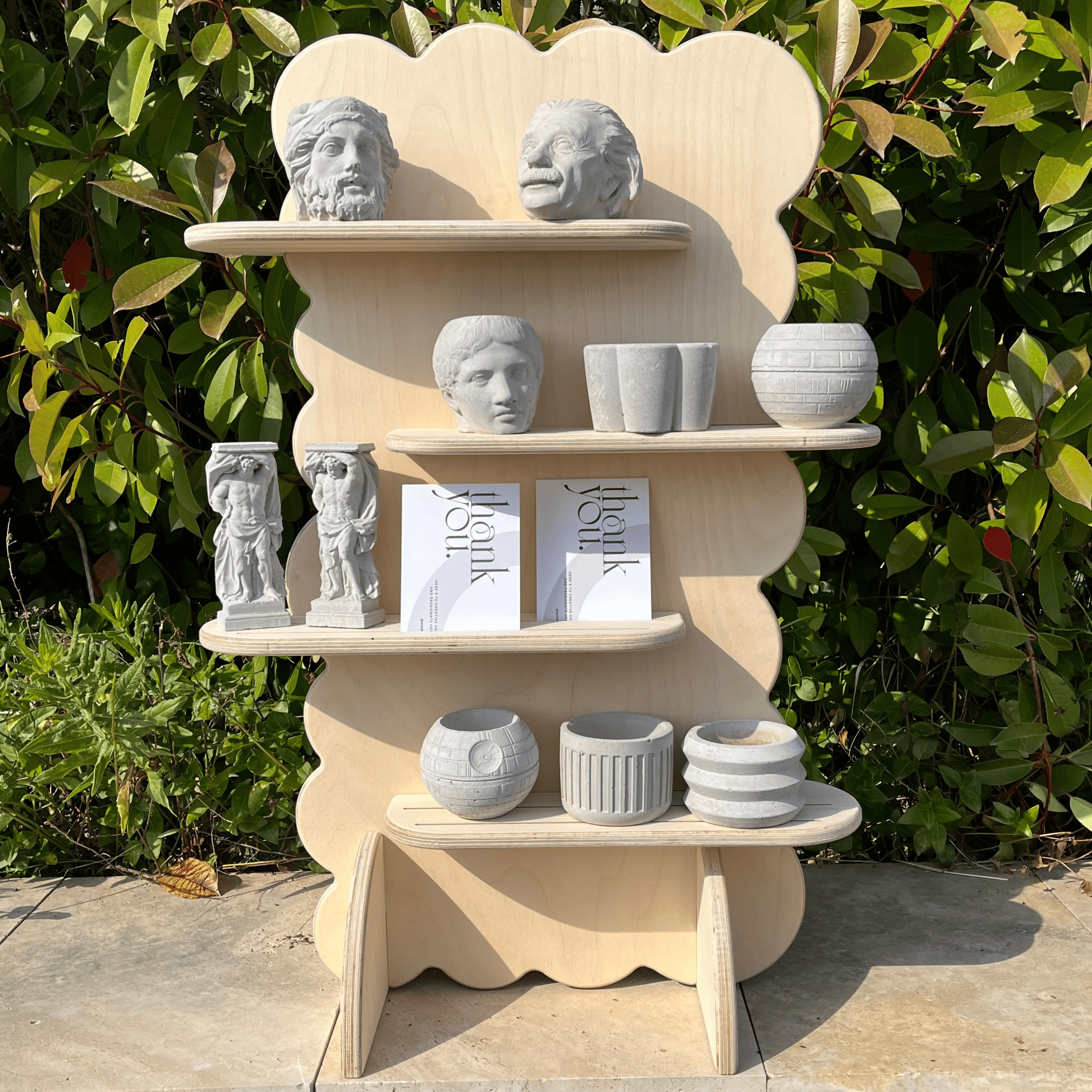 4-Tier Slottie Collapsible Display Stand