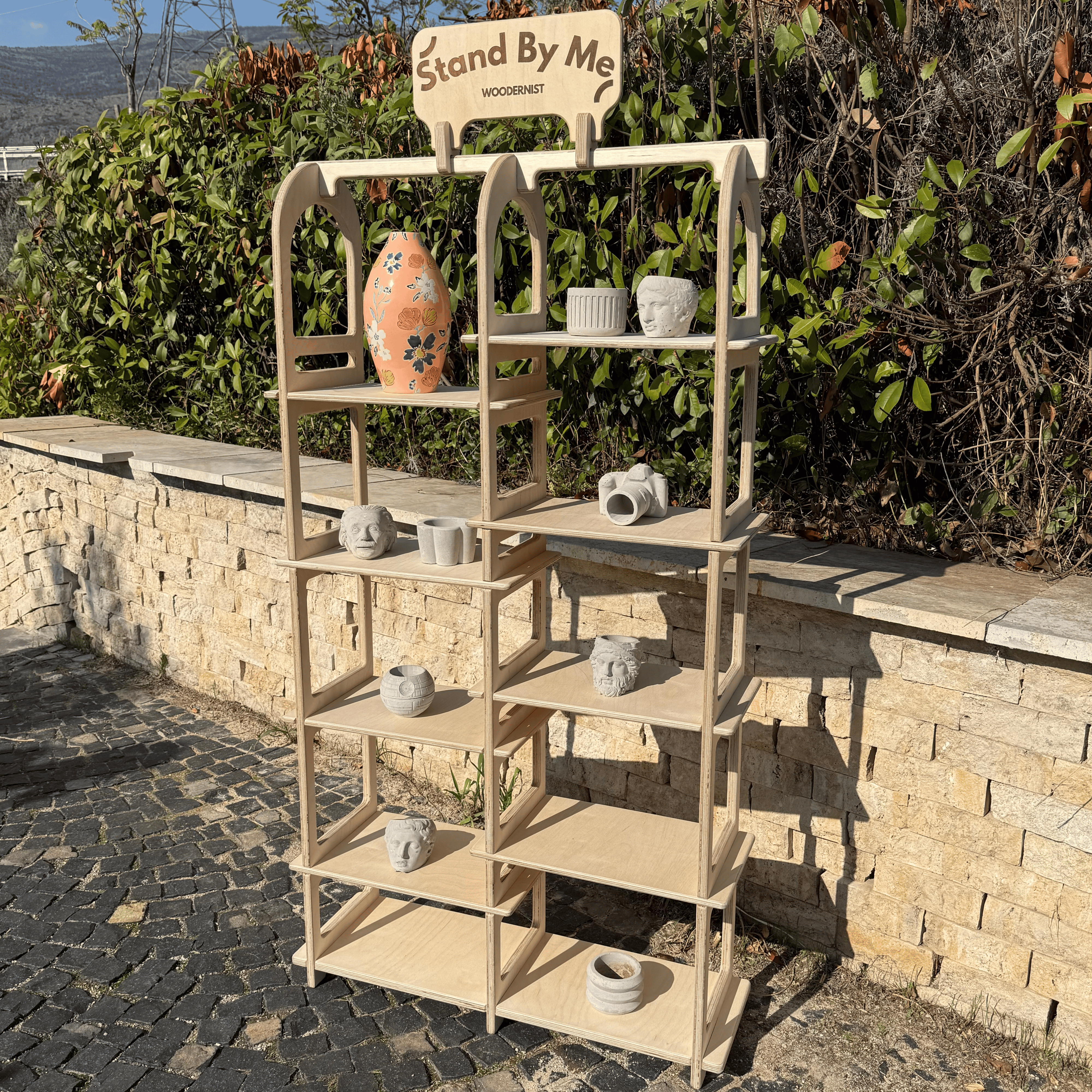 Floorista Collapsible Stand On Floor Display Stand