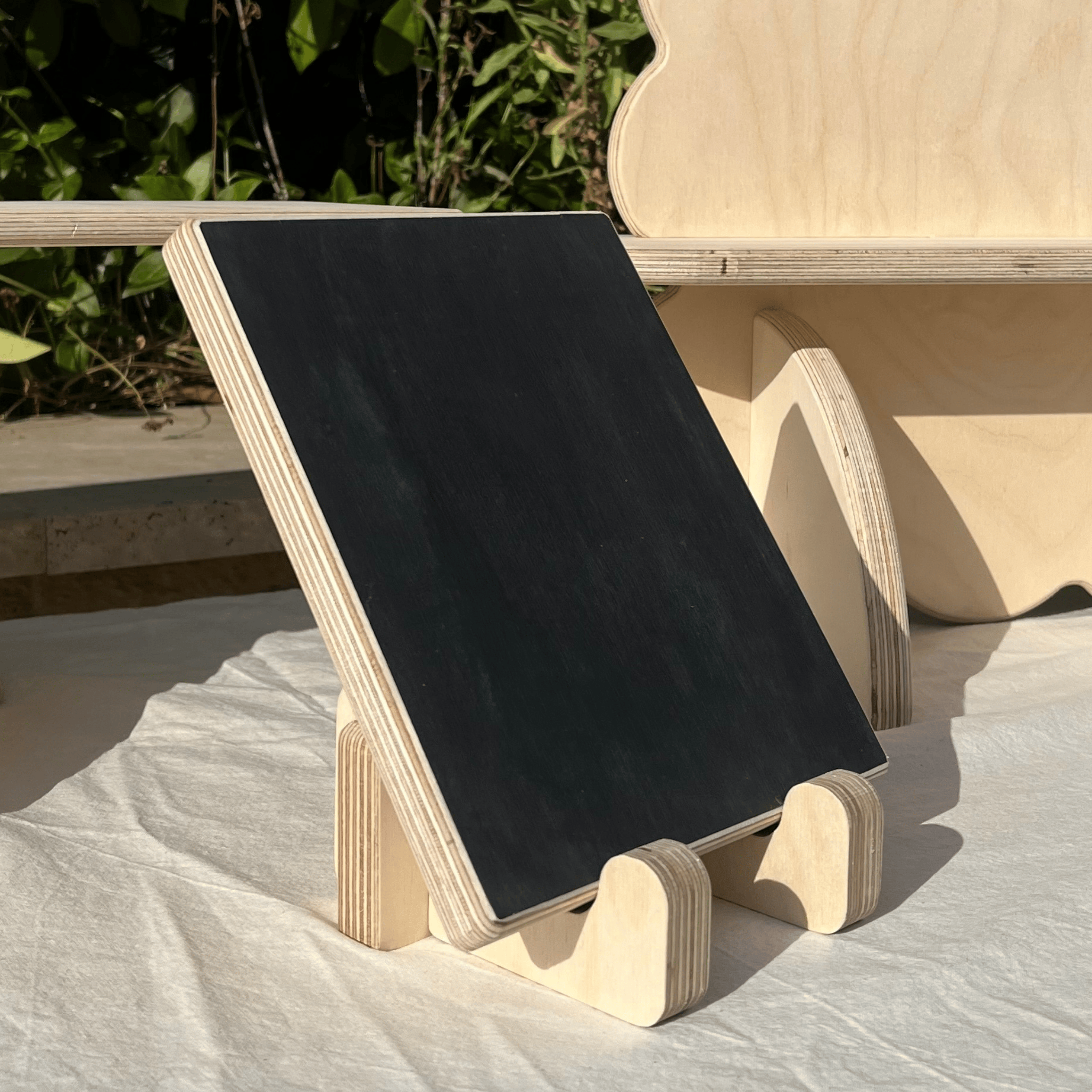 Tilted Chalkboard Sign for Tabletop