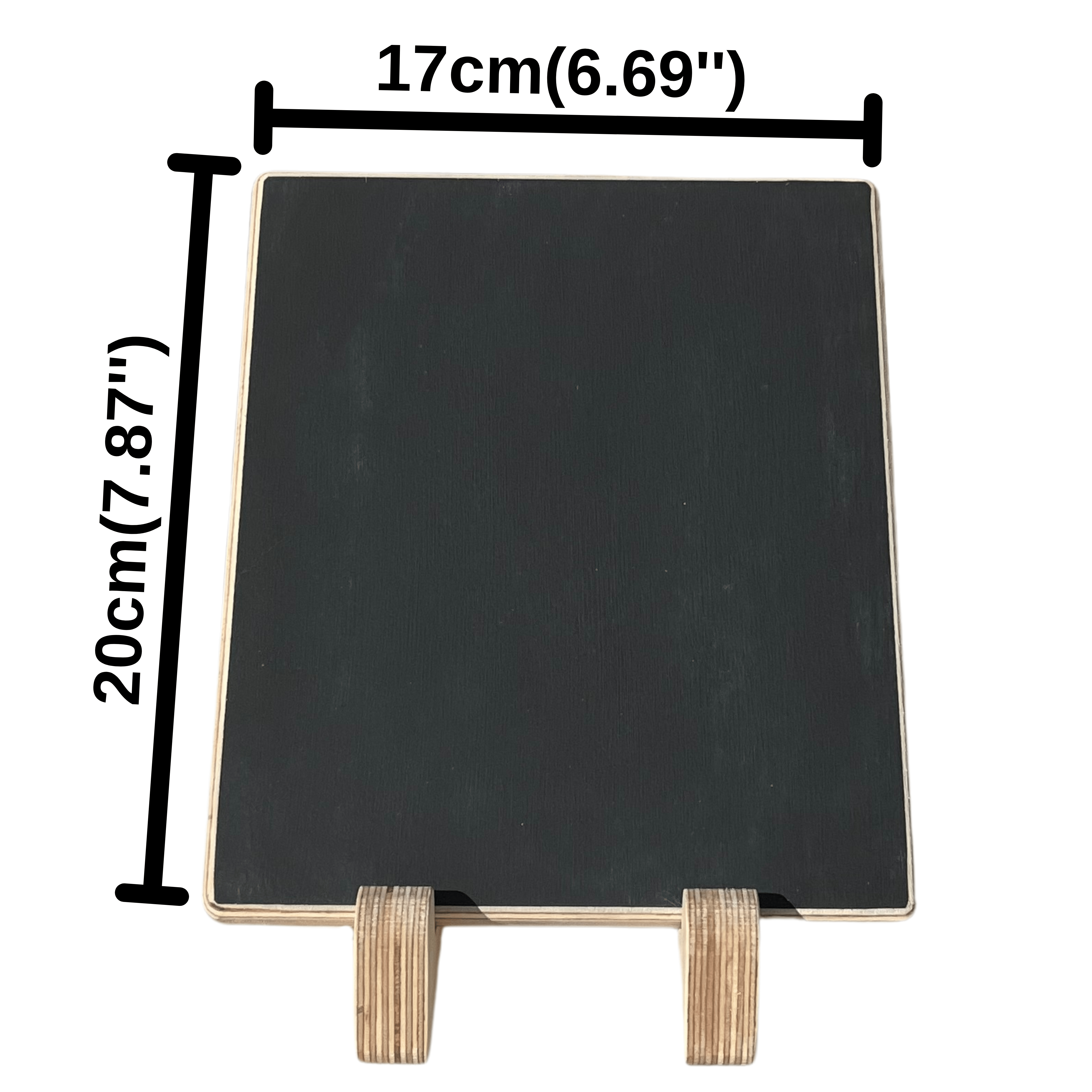Tilted Chalkboard Sign for Tabletop