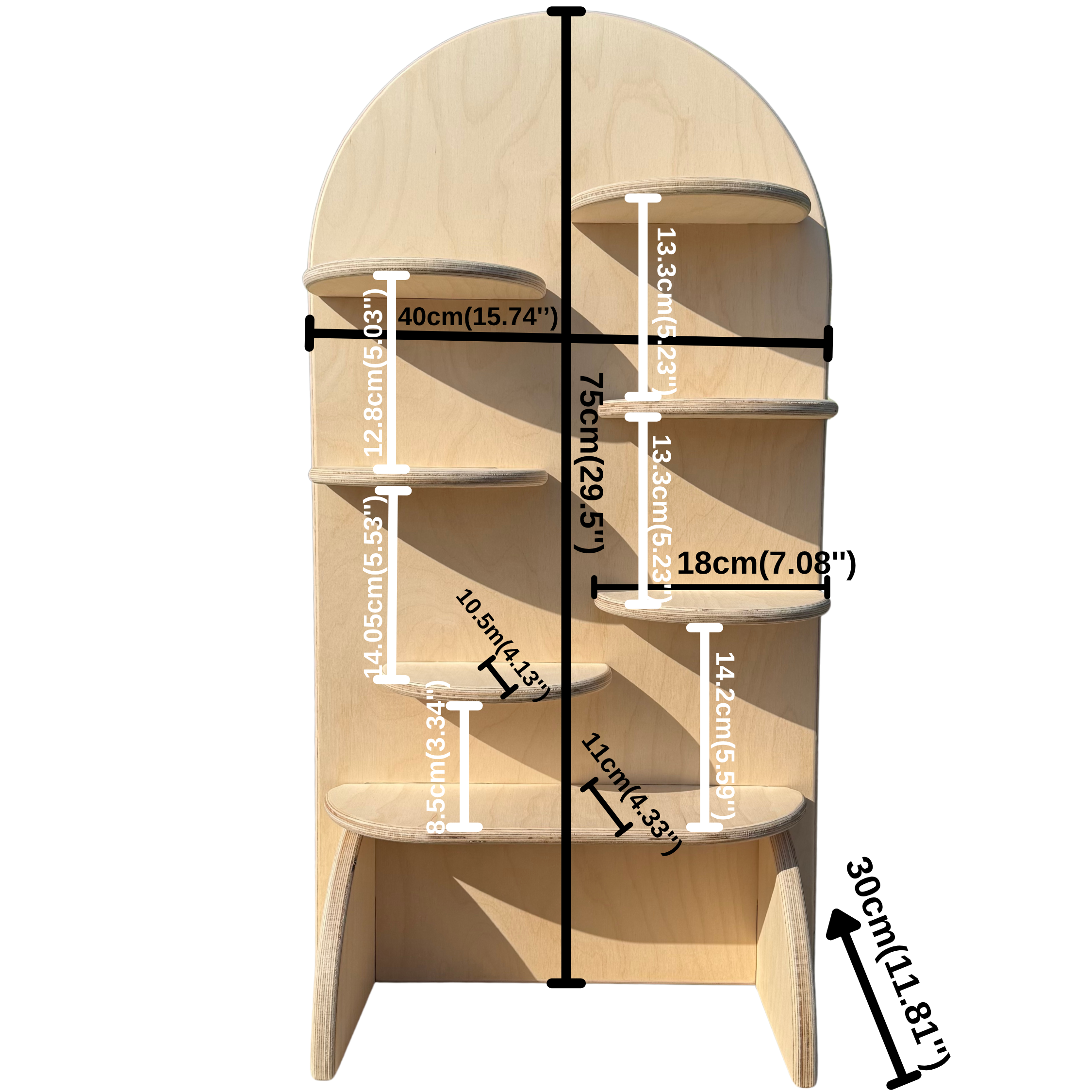 Greebi Collapsible Wooden Display Stand