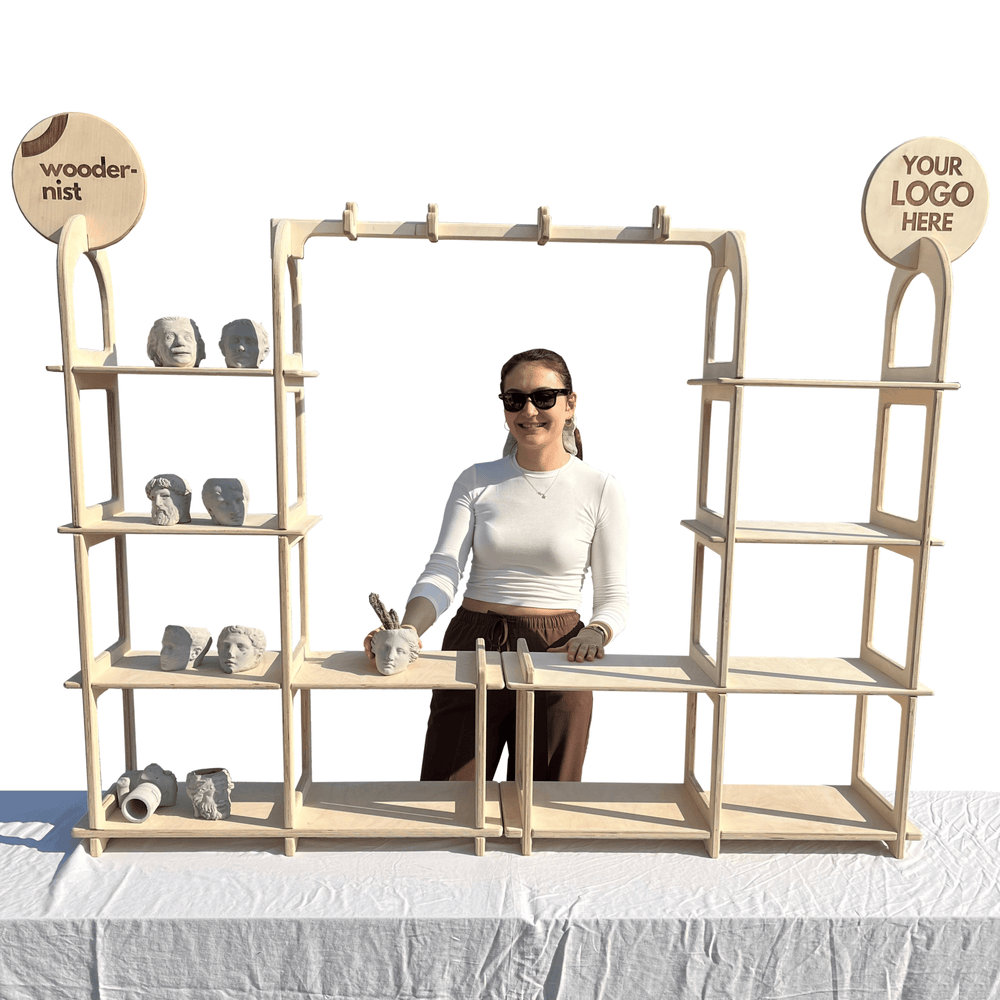 Colapsable Display Racks Woodernist - Collapsible Display Stands