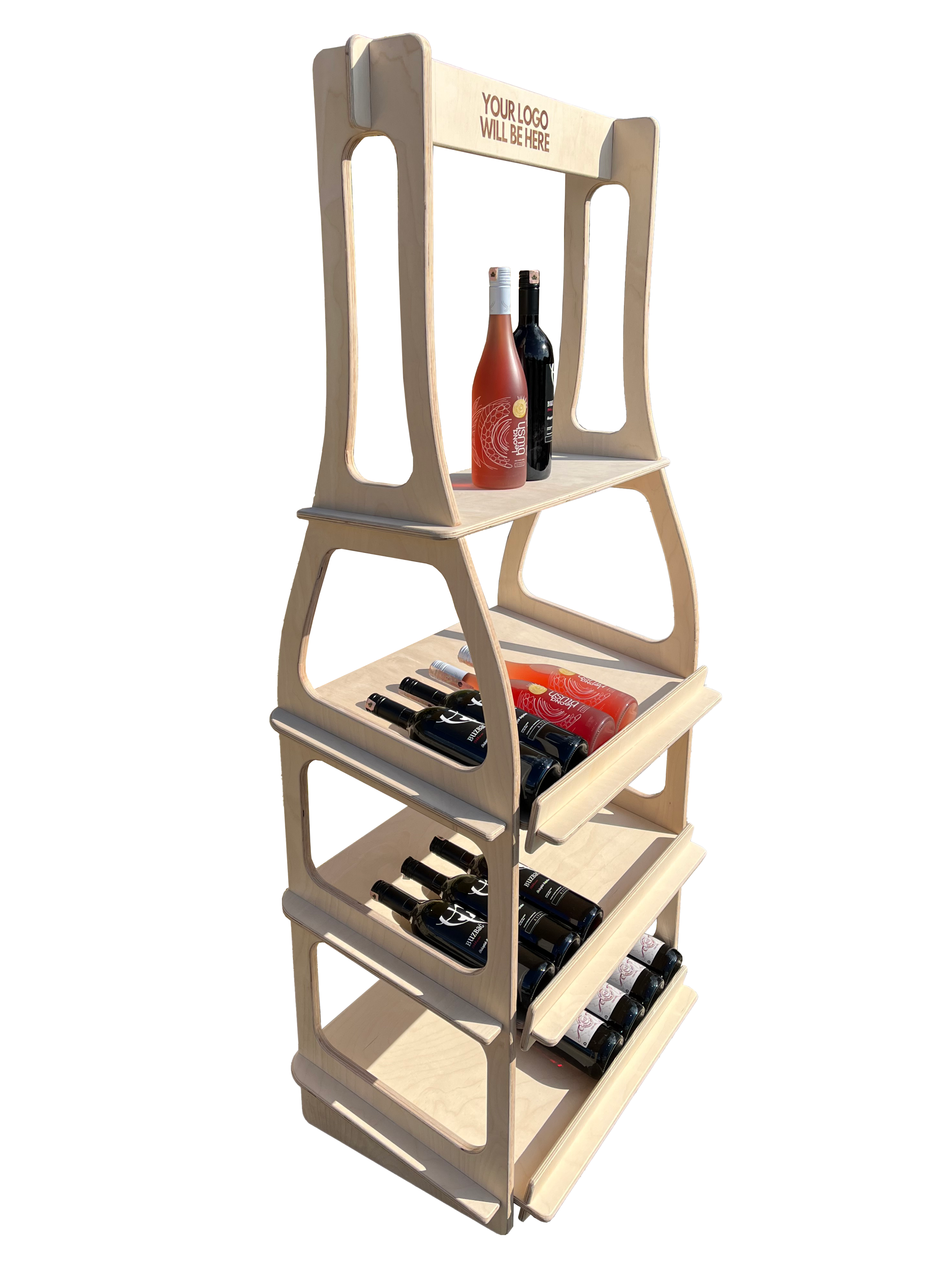 Wine Collapsible Display Stand