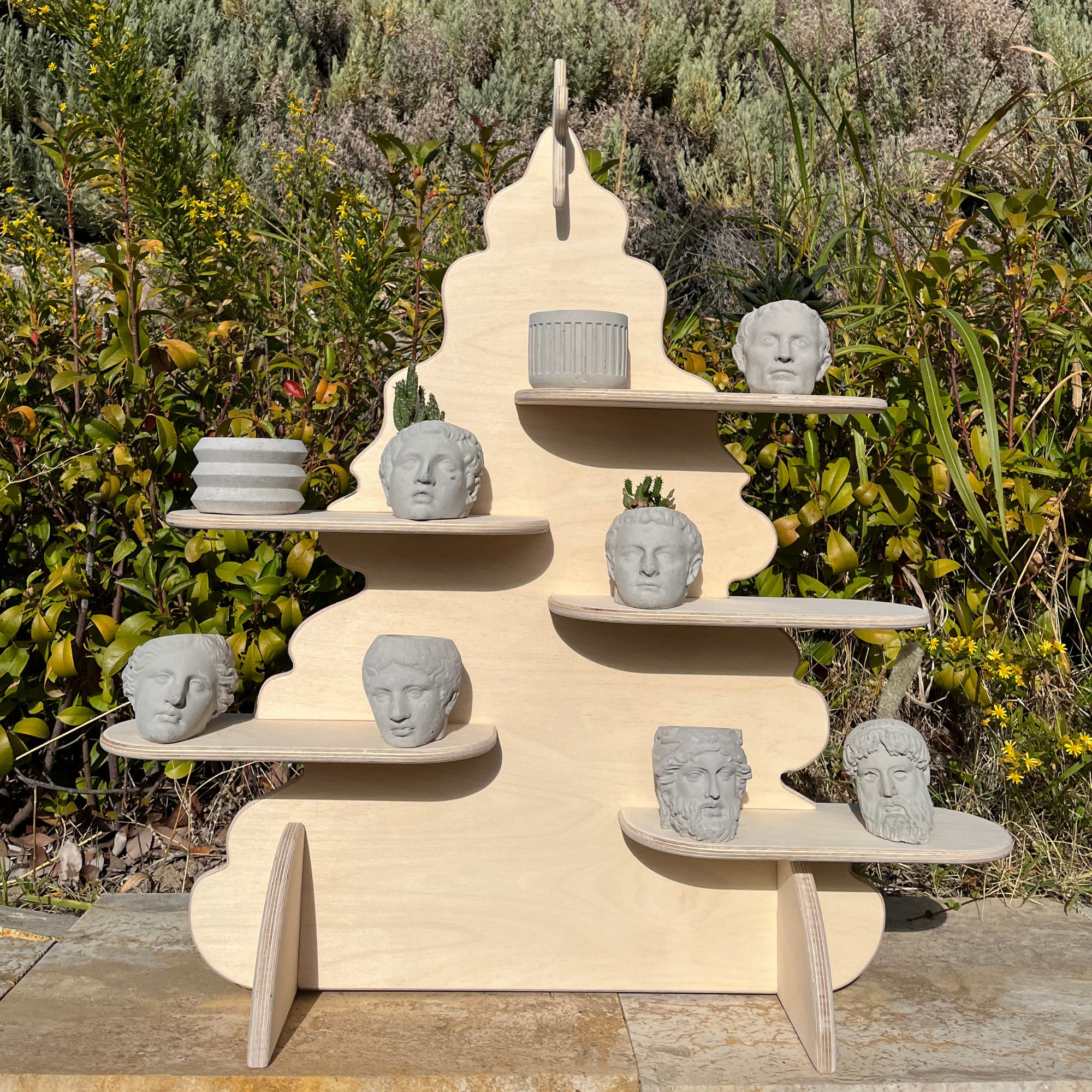 Wavy Christmas Tree Collapsible Display Stand