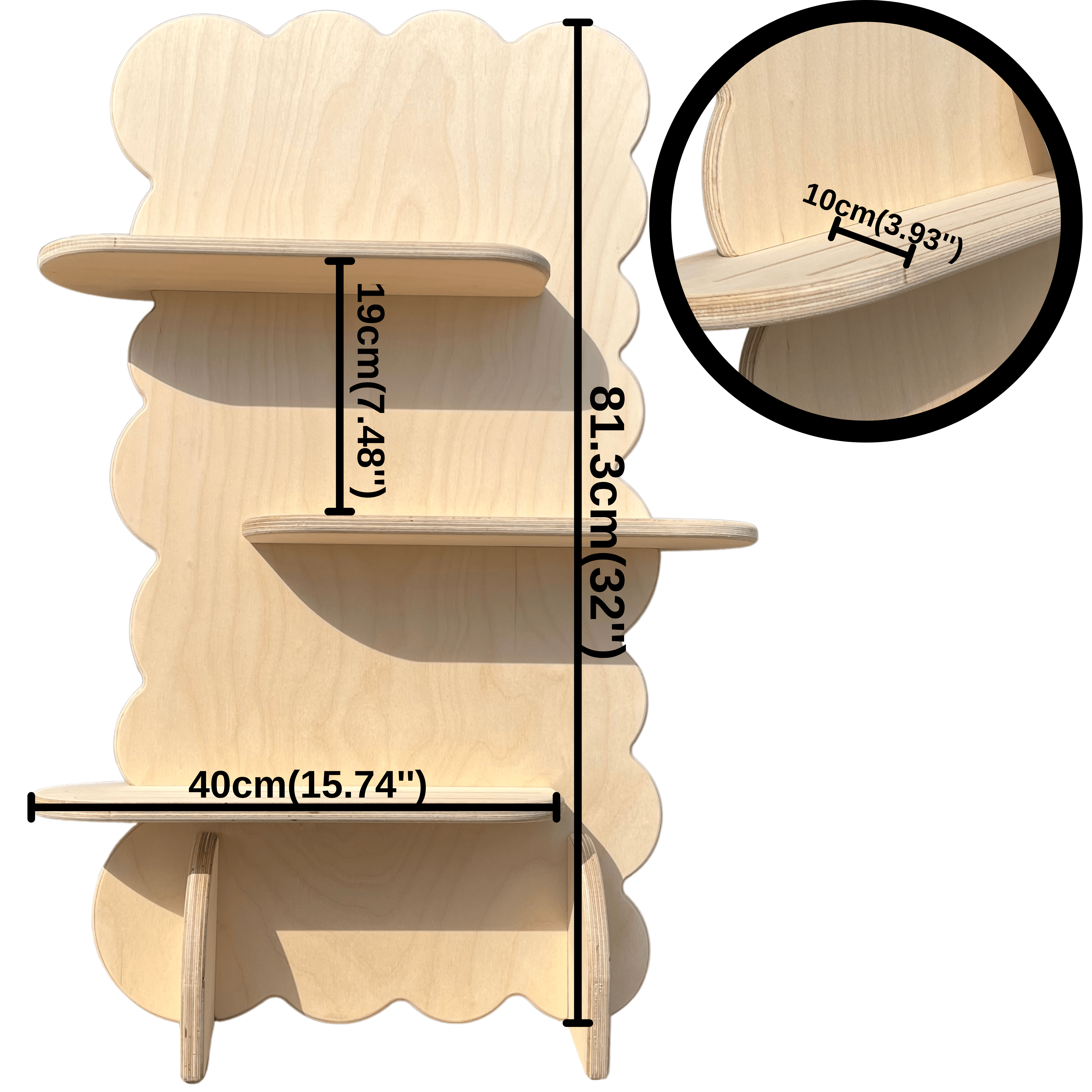 3-Tier Slottie Collapsible Display Stand