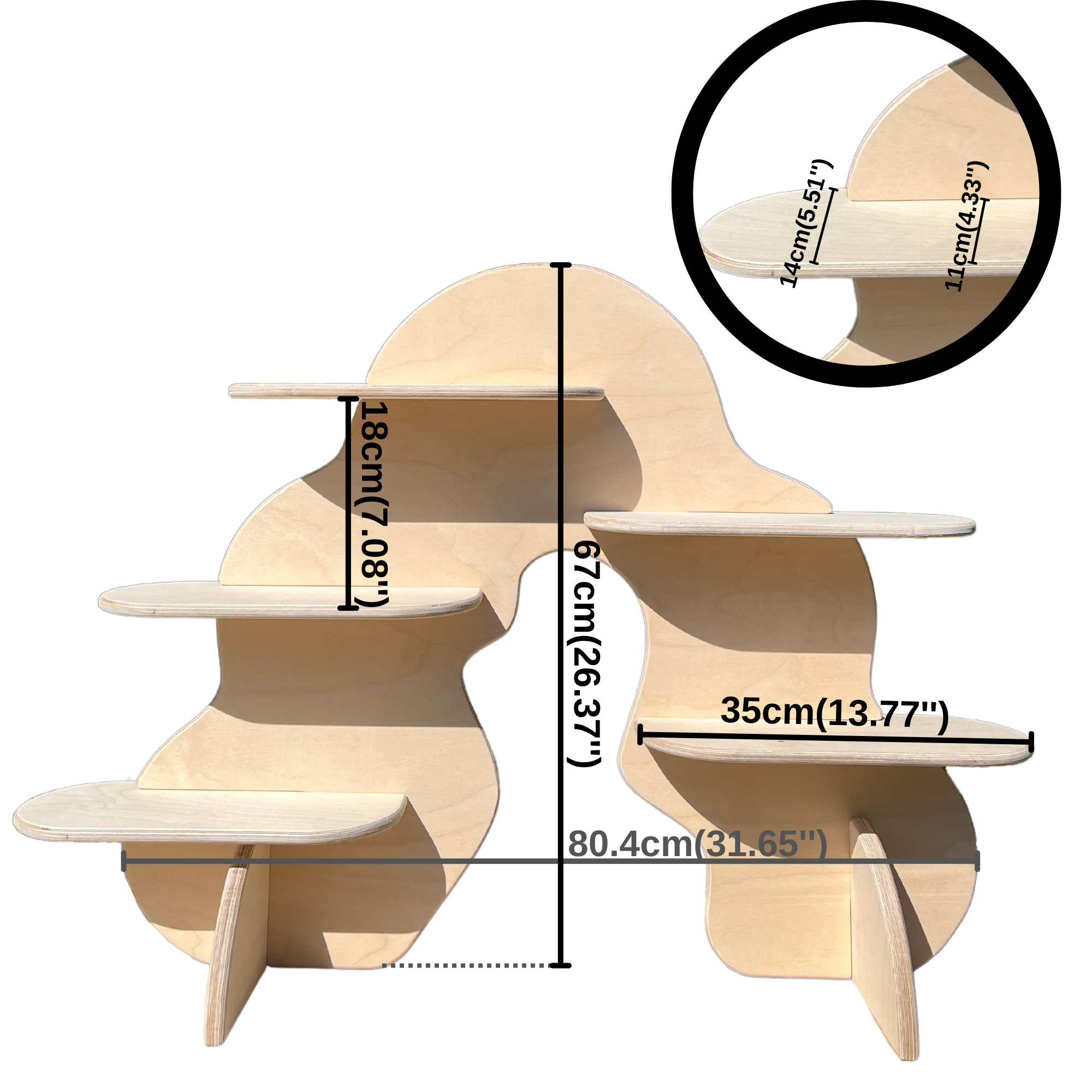 Wavyware Collapsible Display Stand