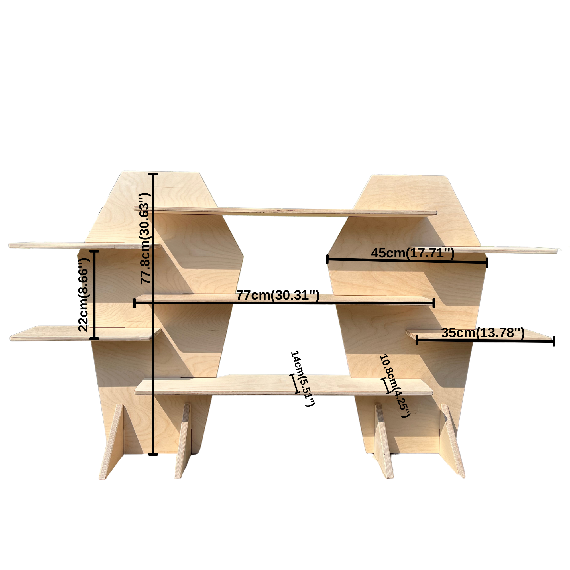 Coffin Collapsible Display Stand