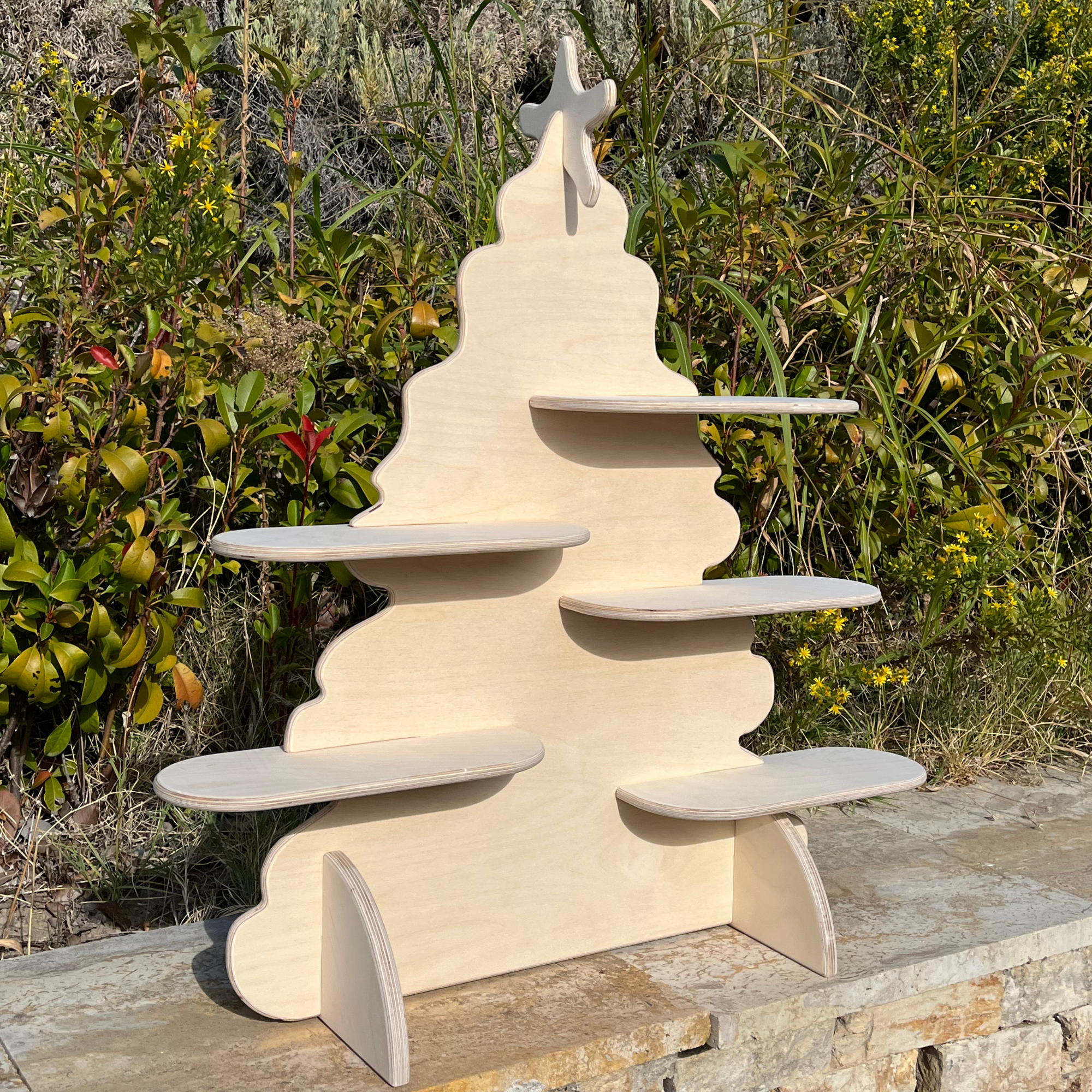 Wavy Christmas Tree Collapsible Display Stand