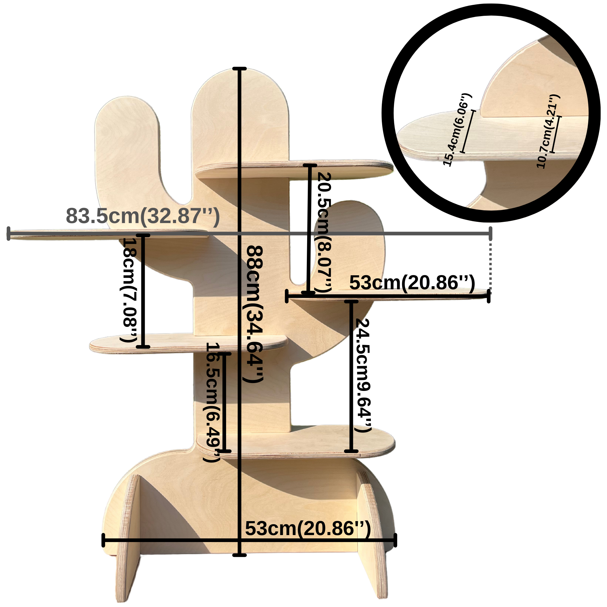 Cactus Collapsible Display Stand