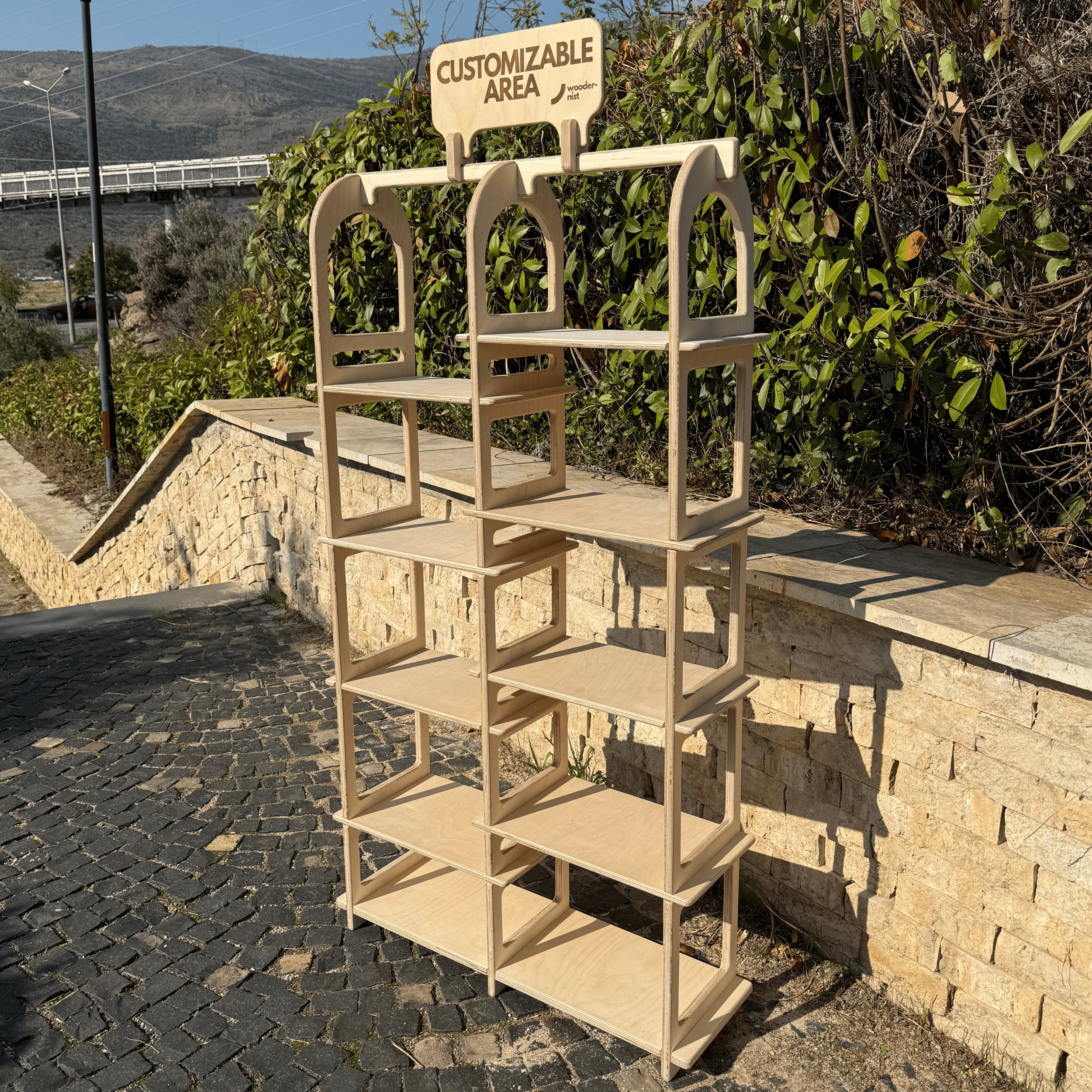 Floorista Collapsible Stand On Floor Display Stand