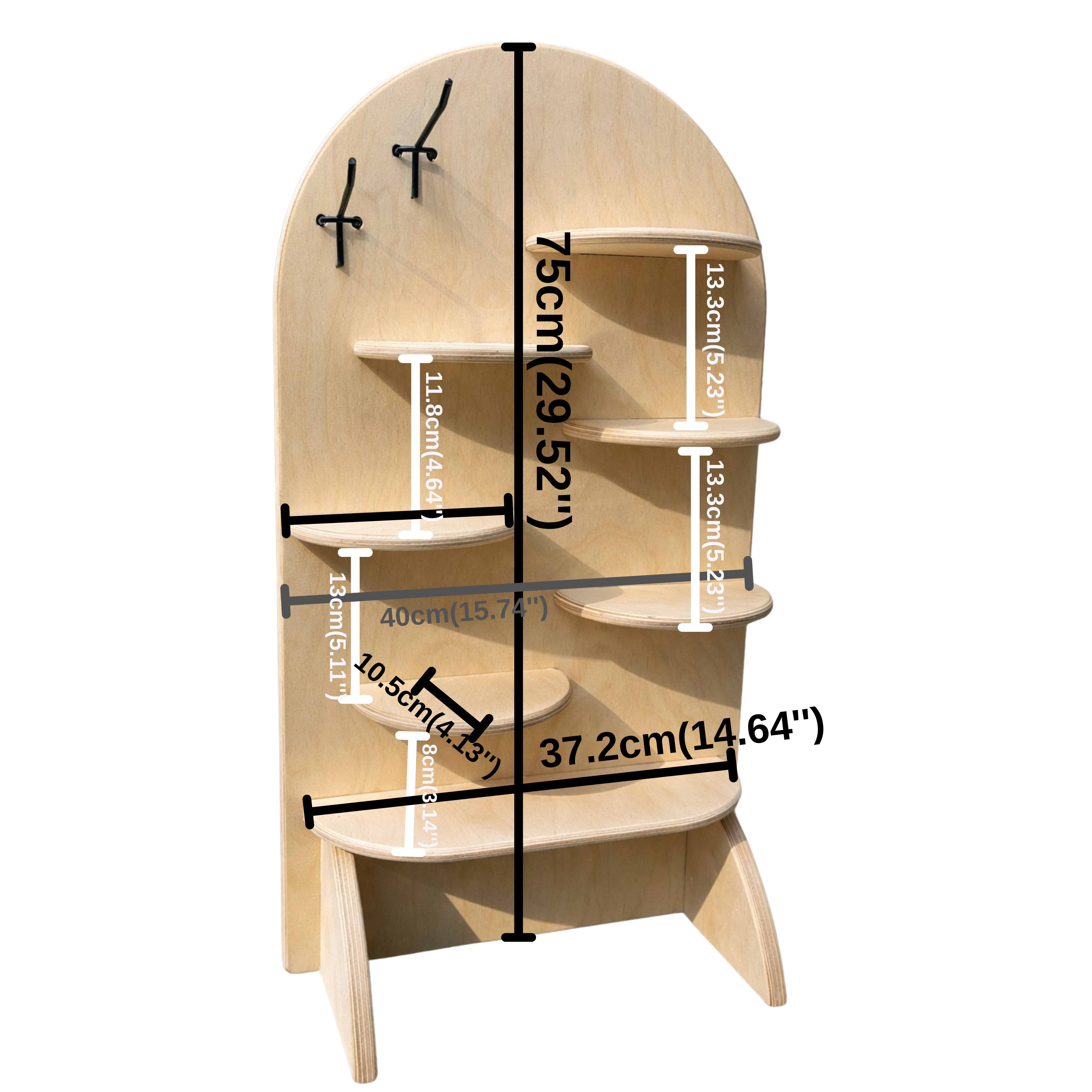 Greebi Collapsible Wooden Display Stand