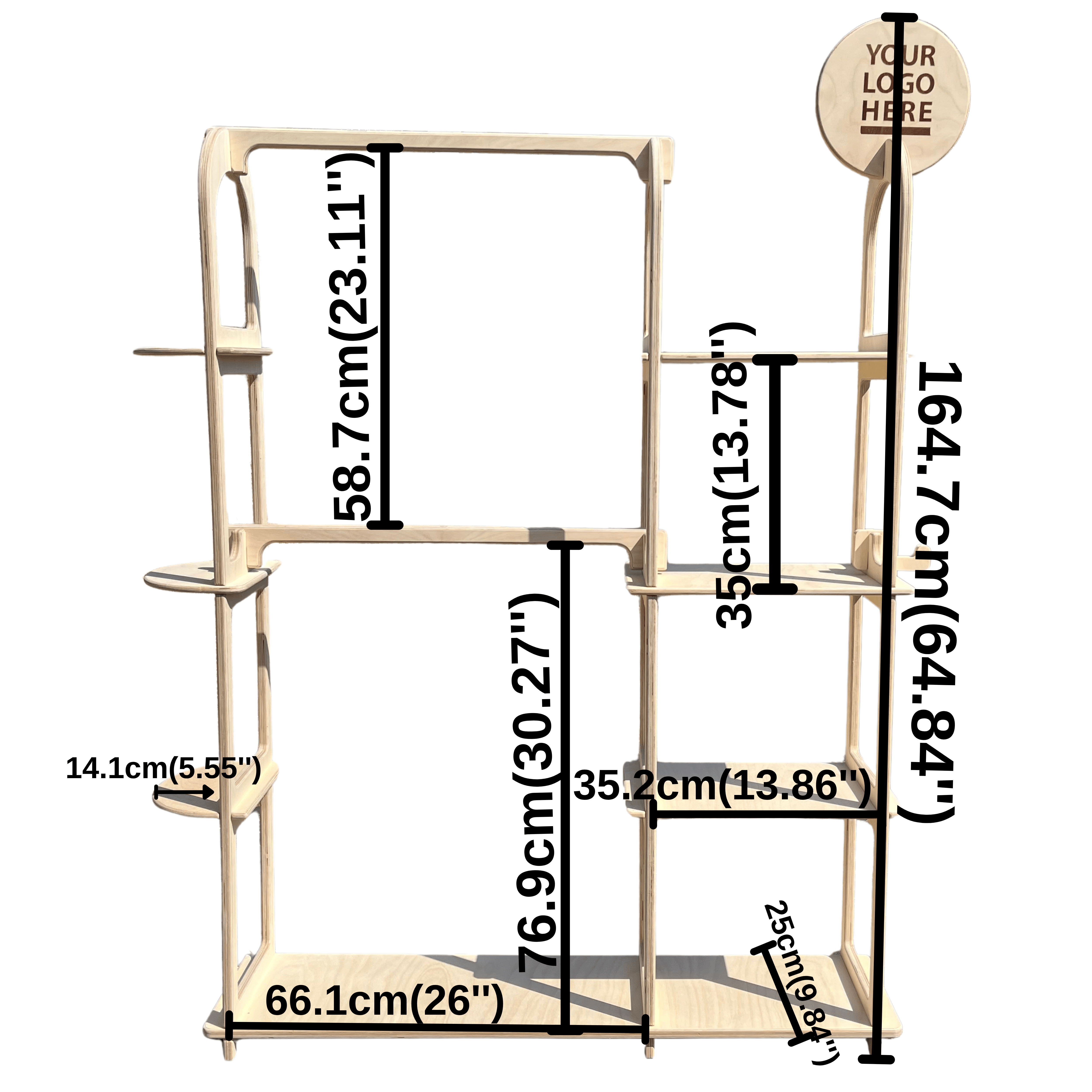 Longer Clothy Collapsible Display Stand