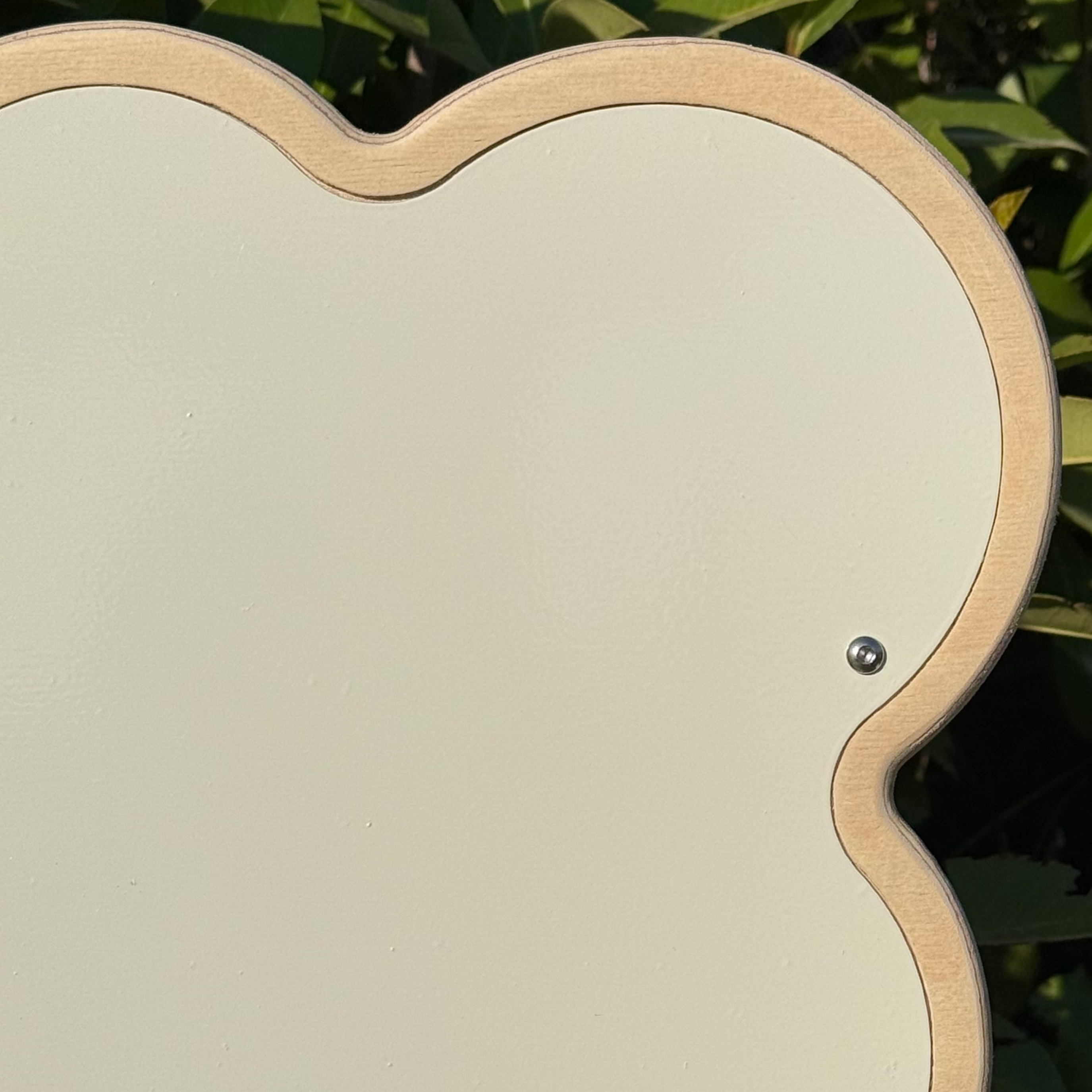Biscuit Collapsible Wooden Magnet Display Stand | White Metal Surface