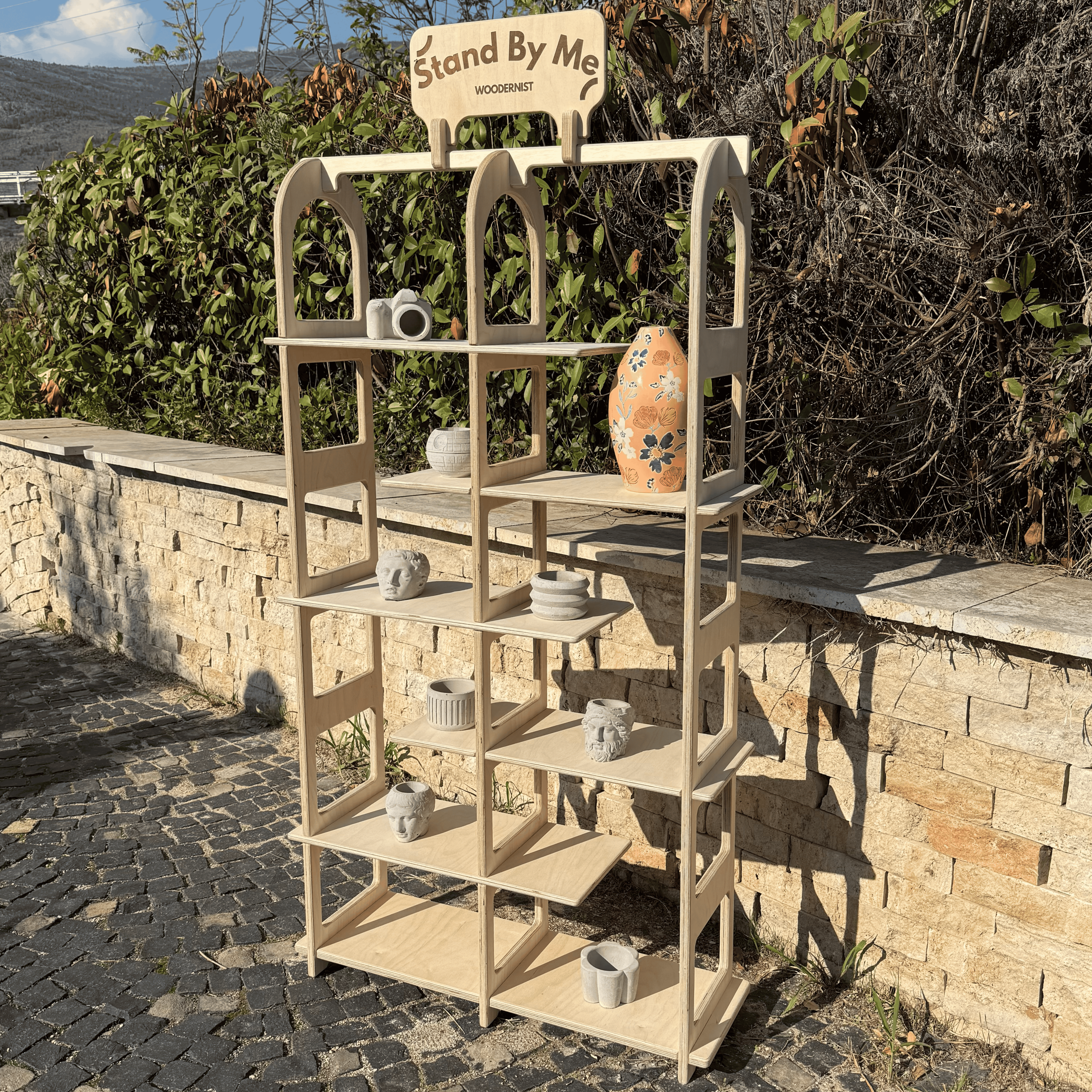 Floopy Collapsible Stand On Floor Display Stand