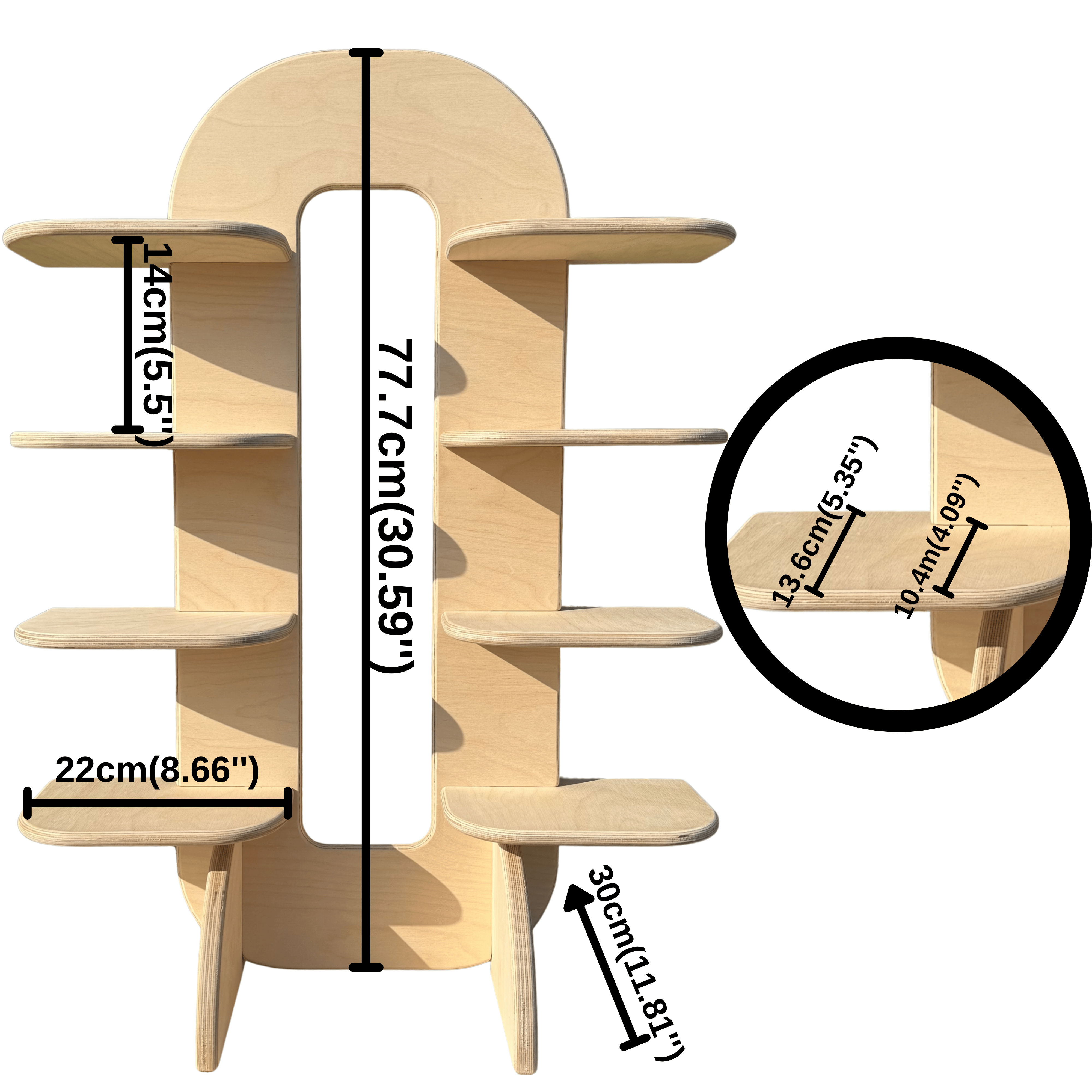 Mate Collapsible Wooden Display Stand